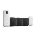 Blink Video Doorbell + Outdoor 4 – Wireless smart security cameras, head-to-toe HD view, two-year battery life. Sync Module Core included – 3 camera system + Video Doorbell