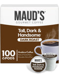 Maud's Dark Roast Coffee Pods, 100ct