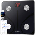 RENPHO Smart Scale for Body Weight, Tempered Glass Bathroom Digital Scale with BMI, Body Fat, Bluetooth Fitness Equipment Sync with Apps Accurate for Weight Loss, Home Use, 400 lbs – Elis 1