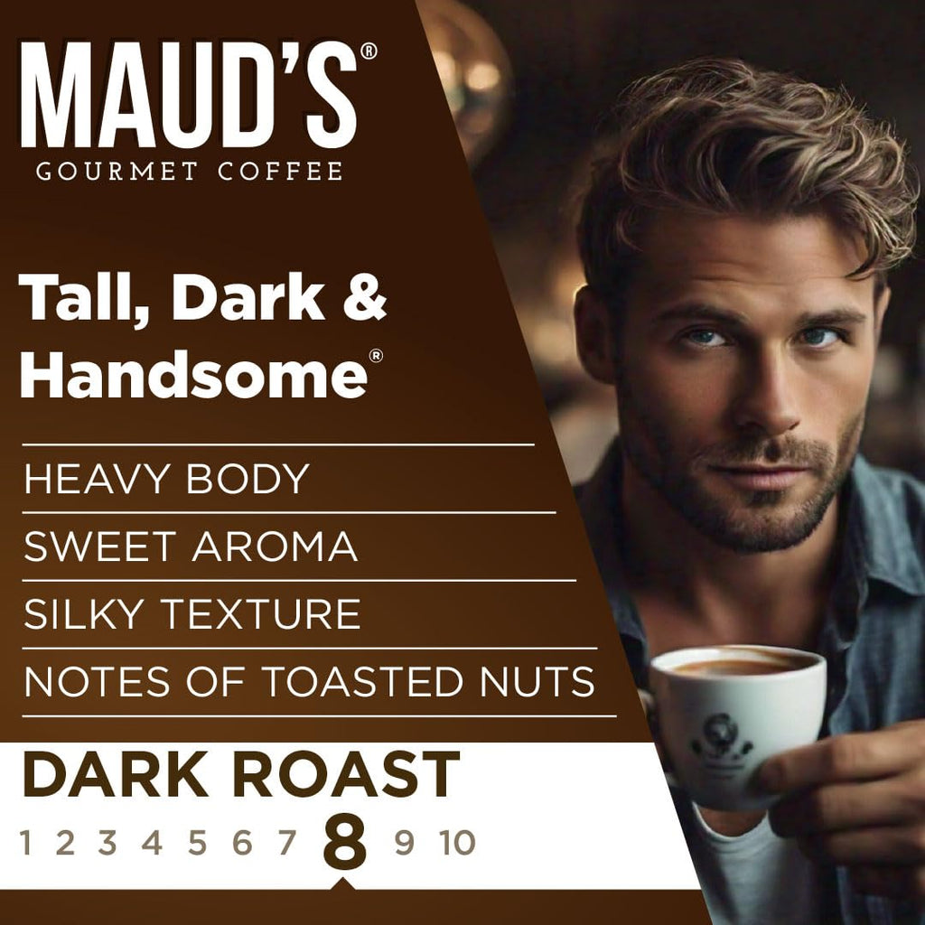 Maud's Dark Roast Coffee Pods, 100ct