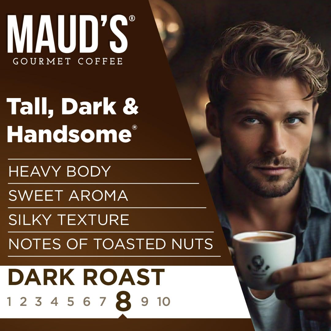 Maud's Dark Roast Coffee Pods, 100ct