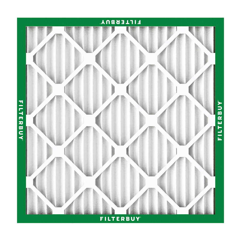 Filterbuy 20x20x1 Air Filter MERV 8 Dust & Allergy Defense (4-Pack)