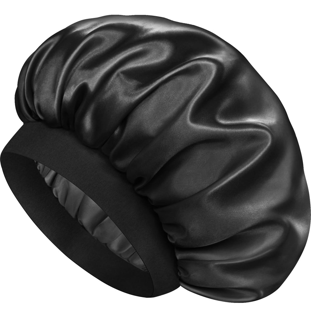 Doitory Satin Silk Bonnet for Hair, Double Layer Sleep Cap for Men & Women