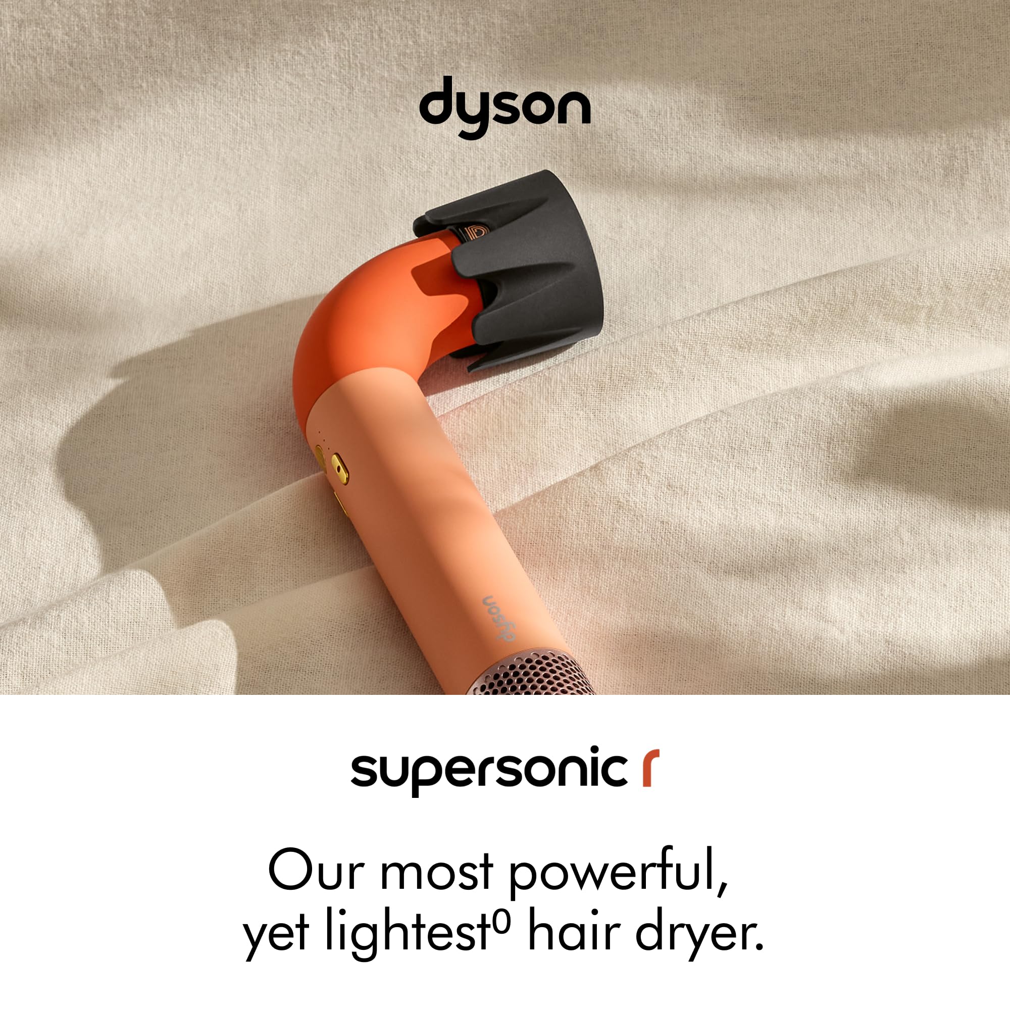 Limited Edition Dyson Supersonic r™ Hair Dryer in Ceramic Apricot and Topaz