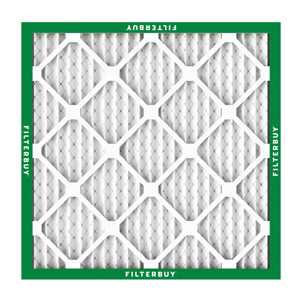 Filterbuy 20x20x1 Air Filter MERV 8 Dust & Allergy Defense (4-Pack)